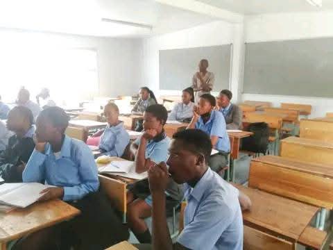 Classroom full of students