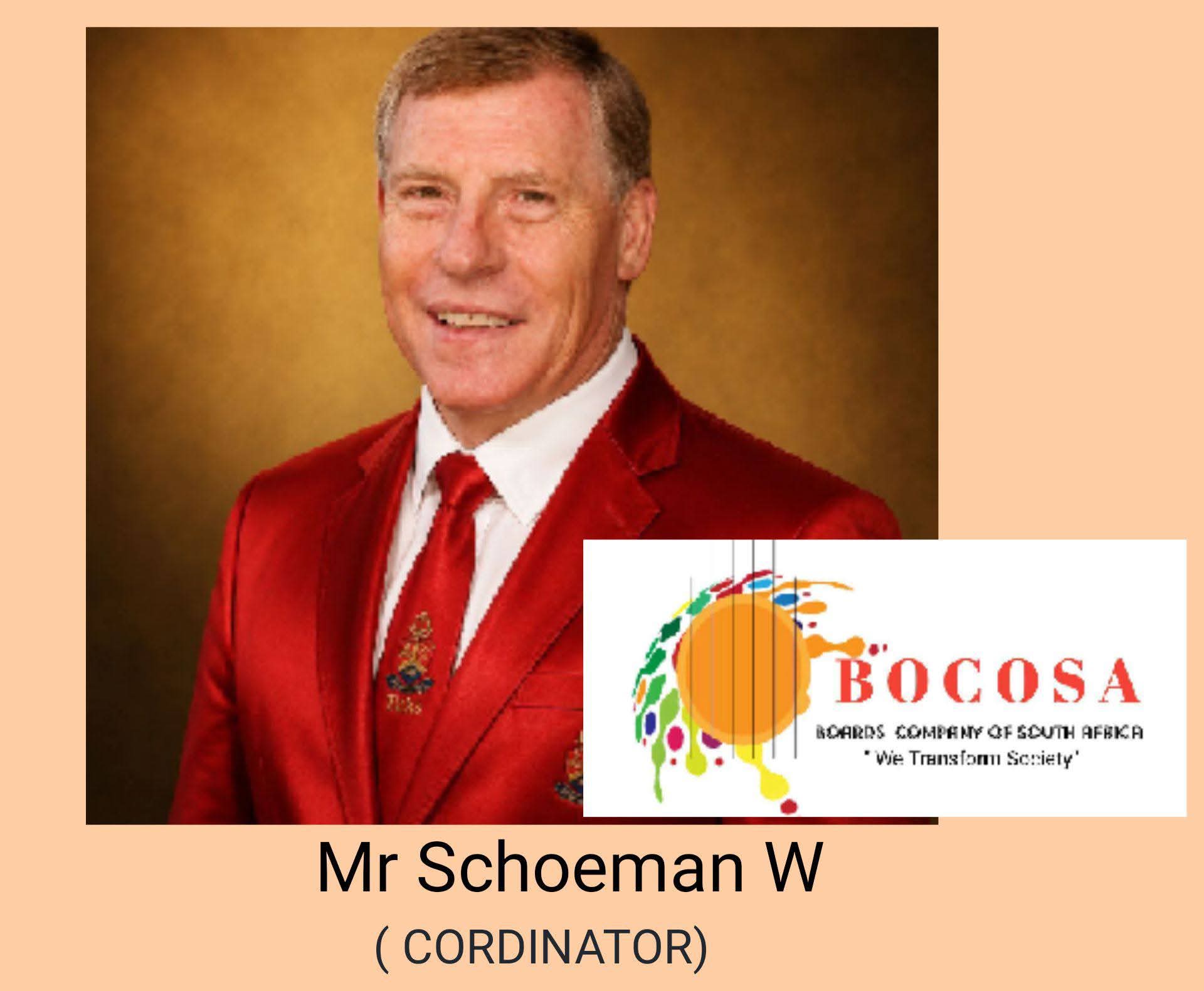 Mr Schoeman W, Coordinator