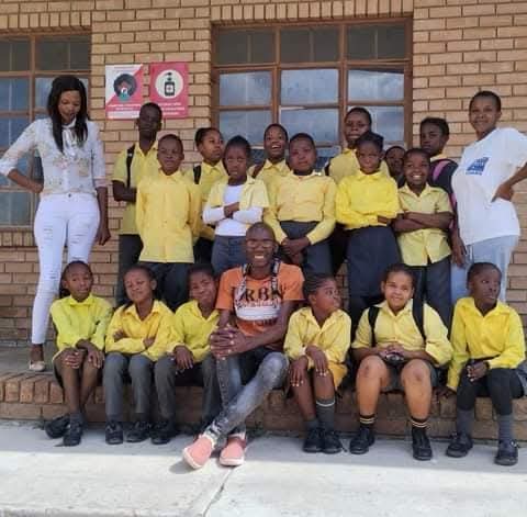 Students in yellow uniforms