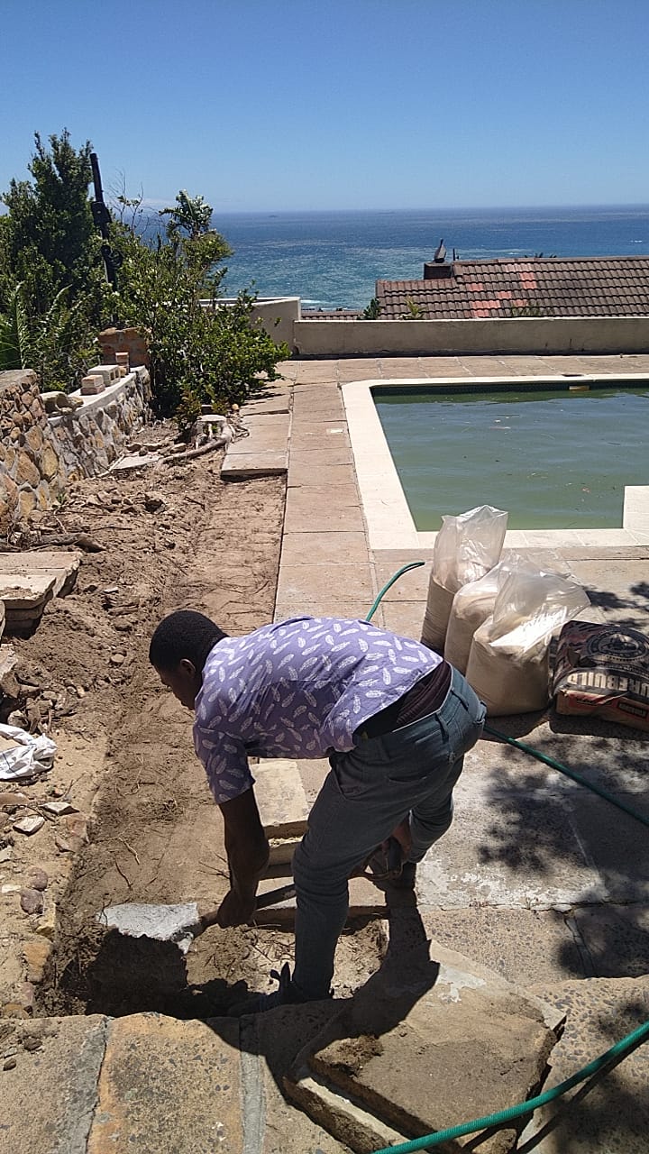 High-end residential property renovation with ocean view and swimming pool