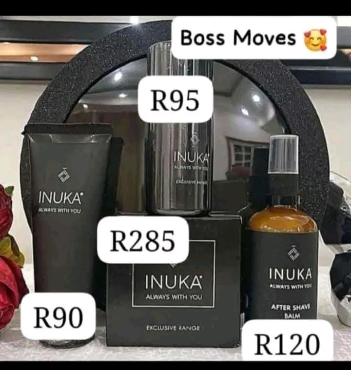 INUKA Boss Moves grooming product set with four items