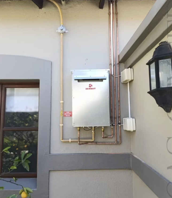 Professional Dewhot gas geyser installation by Fixem Gas