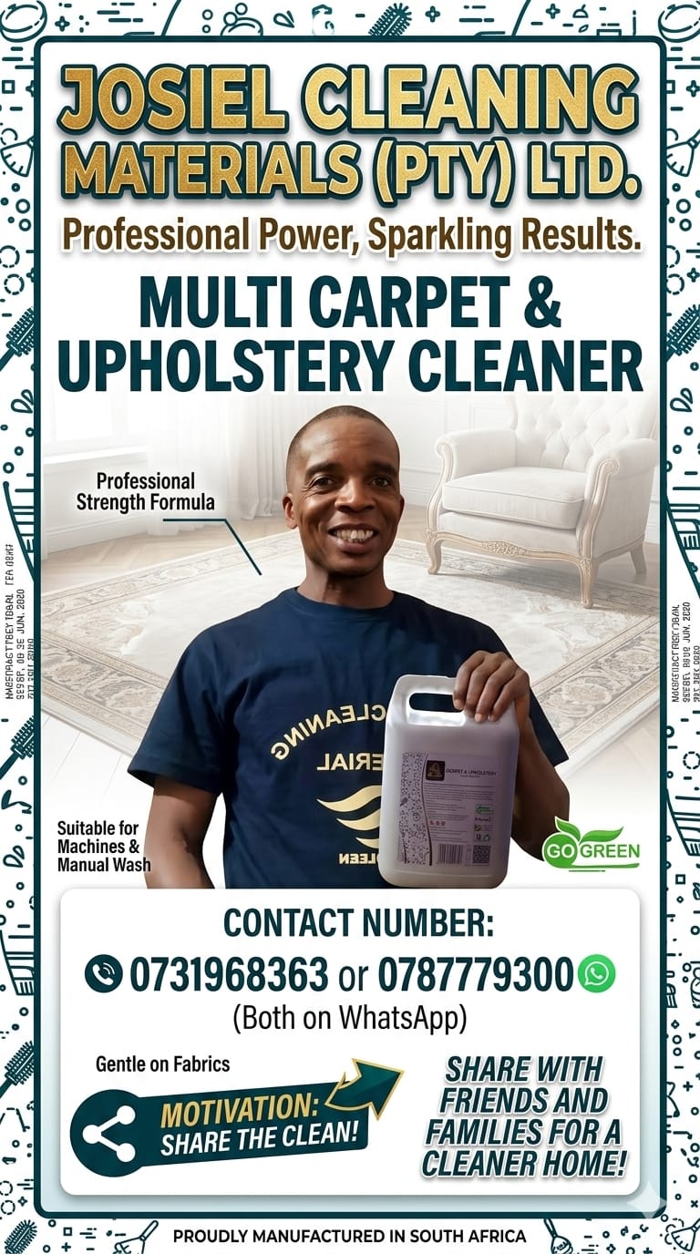 Carpet cleaner advertisement