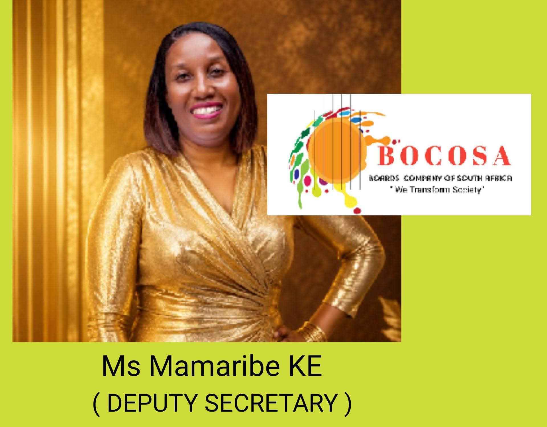 Ms Mamaribe KE, Deputy Secretary